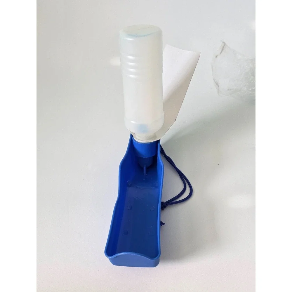 Portable Pet Water Bottle Travel Cup Outdoor Feeder Dispenser Drinking Bowl